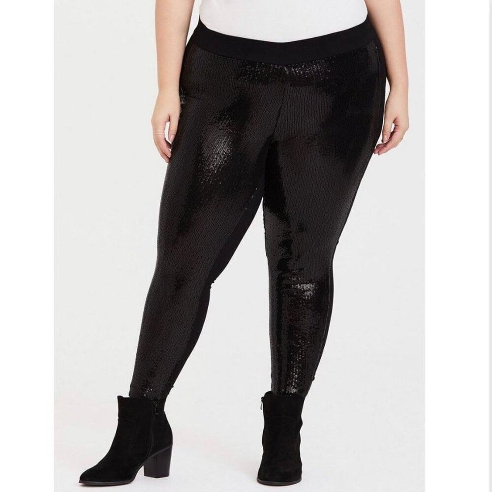 Torrid Full Length Signature Waist Sequins Leggings Style 11571197 Style 2